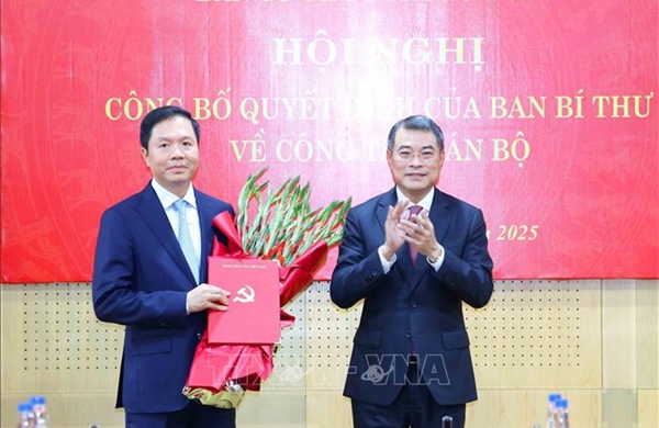 Ban Tổ chức Trung ương tổ chức Hội nghị công bố quyết định của Ban Bí thư về công tác cán bộ