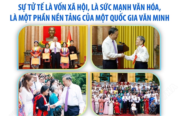 Tổng Bí thư, Chủ tịch nước Tô Lâm gặp mặt 100 tấm gương tiêu biểu trong Chương trình 'Việc tử tế' 