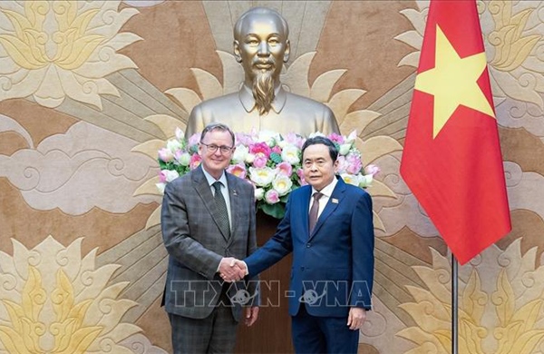 Chủ tịch Quốc hội Trần Thanh Mẫn tiếp Phó Chủ tịch Quốc hội Đức