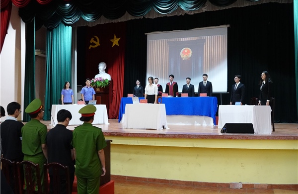 Phiên tòa giả định nâng cao nhận thức pháp luật và phòng chống ma túy cho sinh viên