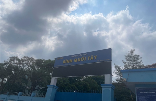 Tạm ngừng tổ chức bữa ăn bán trú tại Trường Tiểu học Bình Quới Tây