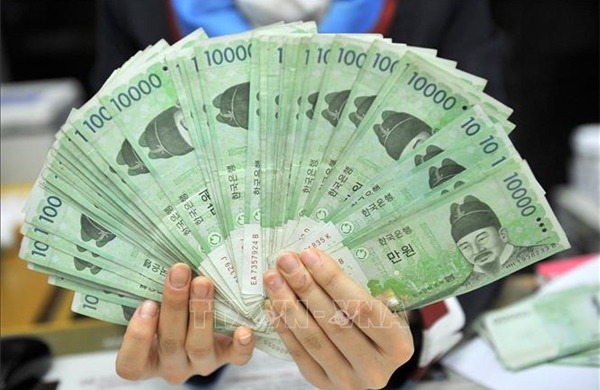 Hàn Quốc: Đồng won chạm mức cao nhất trong hơn 6 tháng