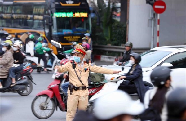 Hà Nội: Phân luồng giao thông phục vụ sự kiện văn hóa chào mừng Xuân Ất Tỵ