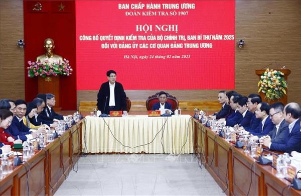 Hội nghị triển khai quyết định kiểm tra tại Đảng ủy các cơ quan đảng Trung ương