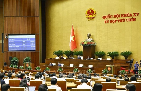 Thông cáo báo chí số 34, Kỳ họp thứ 9, Quốc hội khóa XV