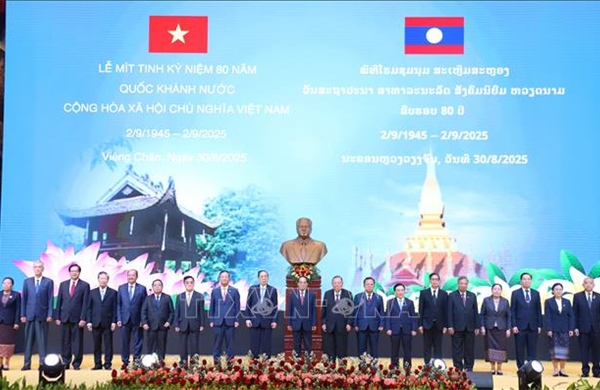 80 năm Quốc khánh: Lễ kỷ niệm tại Lào tái hiện chặng đường lịch sử vẻ vang