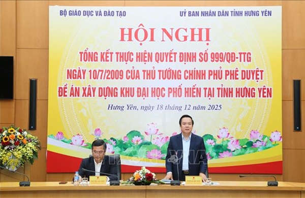 Hưng Yên quyết tâm xây dựng thành công Khu Đại học Phố Hiến