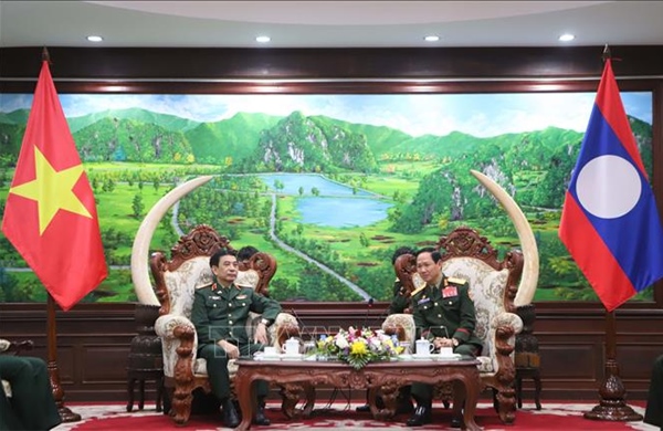 Bộ Quốc phòng Việt Nam - Lào thúc đẩy tăng cường hợp tác