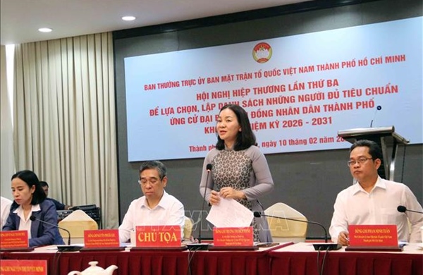 TP Hồ Chí Minh: Hiệp thương lần thứ ba danh sách ứng cử đại biểu Quốc hội khóa XVI