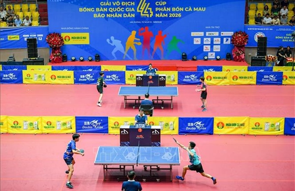Bế mạc Giải vô địch bóng bàn quốc gia Báo Nhân Dân lần thứ 44