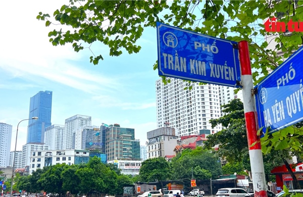 Ngắm con phố đầu tiên ở Hà Nội mang tên nhà báo, liệt sĩ Thông tấn xã Việt Nam