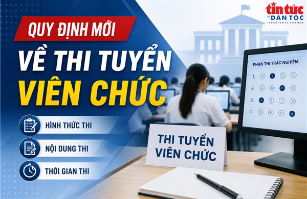 Quy định mới về thi tuyển viên chức