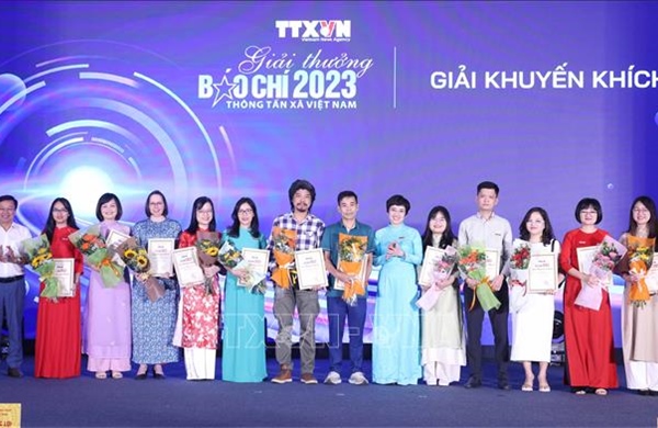 Lễ trao Giải thưởng Báo chí Thông tấn xã Việt Nam năm 2023