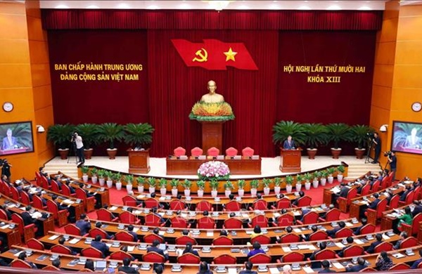 Ngày làm việc thứ hai và bế mạc Hội nghị lần thứ 12 Ban Chấp hành Trung ương Đảng khoá XIII