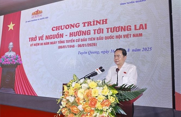 Chủ tịch Quốc hội Trần Thanh Mẫn: Tuyên Quang phát huy chủ nghĩa anh hùng cách mạng trong xây dựng và bảo vệ Tổ quốc