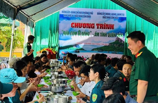 Bộ đội Đặc khu Côn Đảo gắn kết tình quân dân nơi đảo xa