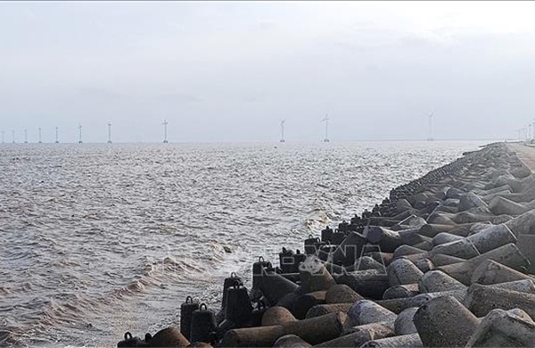 Đầu tư gần 100 tỷ đồng xây dựng kè chống sạt lở tại xã Gành Hào