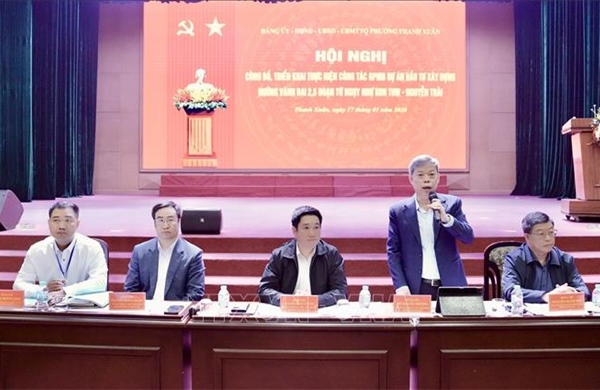 Đối thoại giải phóng mặt bằng tuyến Vành đai 2,5 đoạn qua phường Thanh Xuân