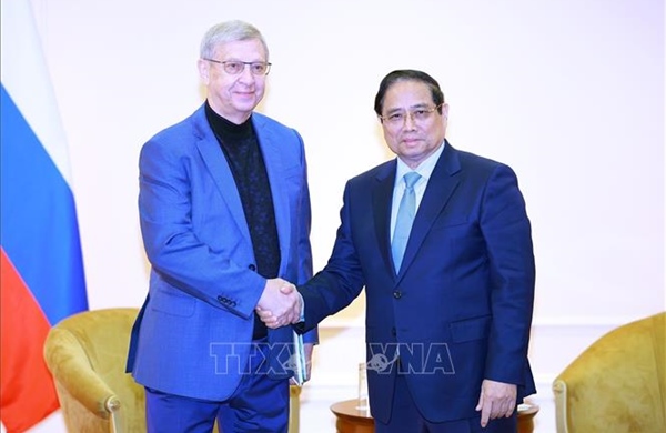 Thủ tướng Phạm Minh Chính tiếp Nhà sáng lập Công ty Cổ phần đại chúng AFK Sistema