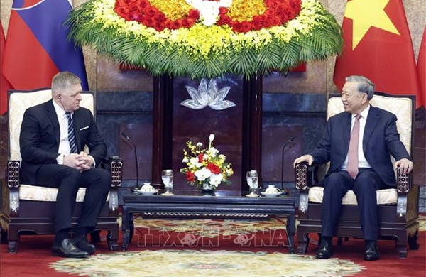 Tổng Bí thư, Chủ tịch nước Tô Lâm tiếp Thủ tướng Slovakia