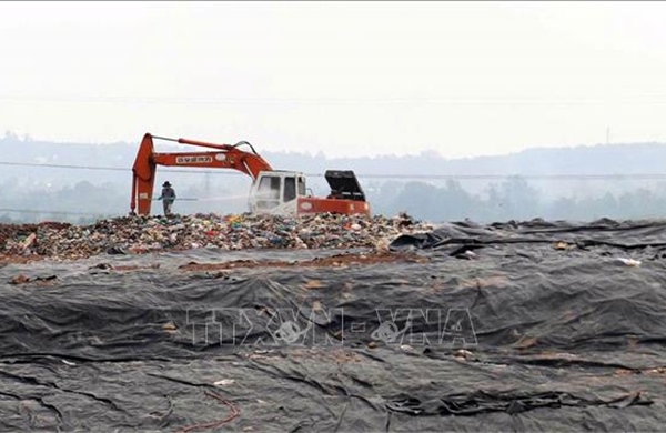 Kiểm tra thực địa hoạt động của các khu xử lý rác phía Nam Đà Nẵng