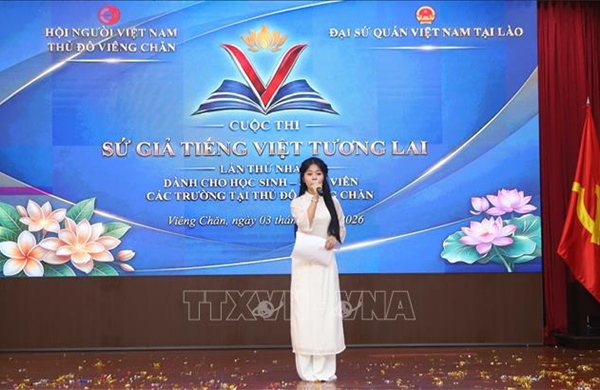 Tôn vinh tiếng Việt: 'Sứ giả' văn hóa và nhịp cầu gắn kết chiến lược Việt Nam - Lào