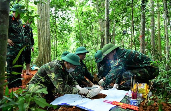 Tìm kiếm, quy tập hài cốt liệt sĩ là trách nhiệm thiêng liêng trước các thế hệ cha anh