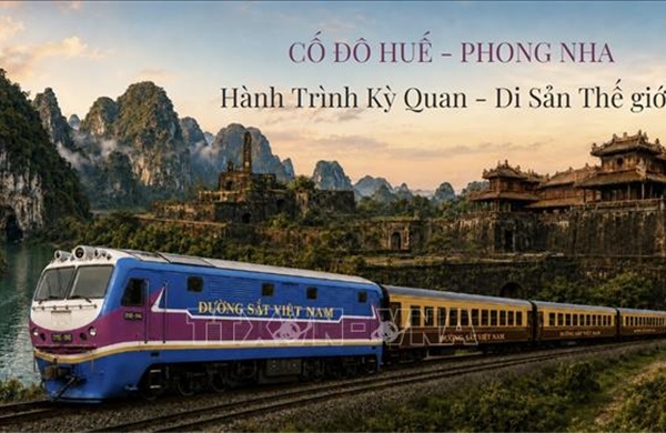 Đ​​oàn tàu du lịch kết nối Huế với Phong Nha hoạt động từ tháng 9/2026