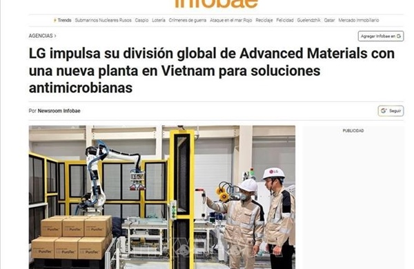 Báo Argentina: Ngành vật liệu công nghệ cao Việt Nam 'hút' vốn đầu tư nước ngoài