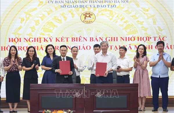 Kết nối các nguồn lực hỗ trợ phát triển giáo dục xã đảo Minh Châu