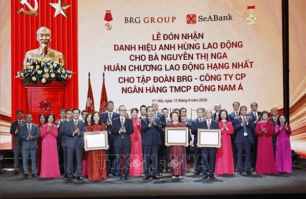 Chủ tịch Quốc hội dự Lễ đón nhận Danh hiệu Anh hùng Lao động, Huân chương Lao động của Tập đoàn BRG