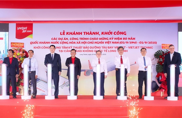 Vietjet khởi công Trung tâm Kỹ thuật Bảo dưỡng máy bay tại Long Thành