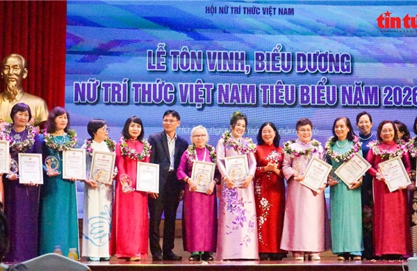 Tôn vinh 44 nữ trí thức Việt Nam tiêu biểu năm 2026