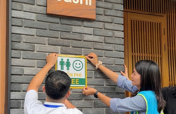 &#39;Nhà vệ sinh miễn phí&#39; sẵn sàng phục vụ du khách đến Hà Nội
