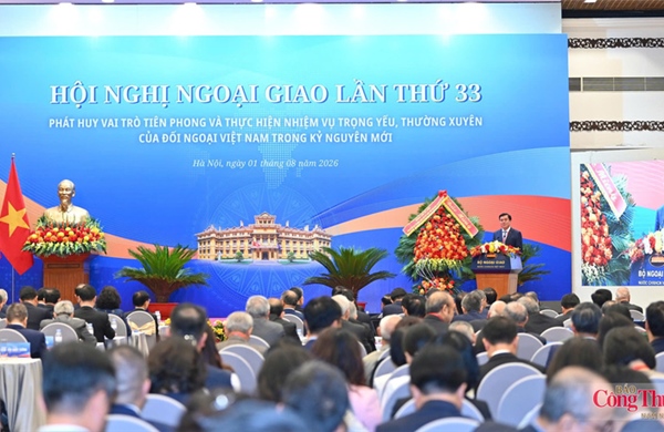 Hội nghị Ngoại giao 33: Đối ngoại góp phần kiến tạo kỷ nguyên phát triển mới