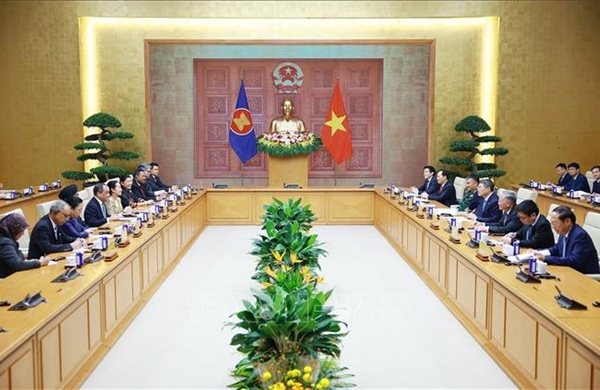 Thủ tướng Lê Minh Hưng tiếp Đại sứ các nước ASEAN