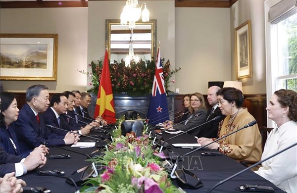 Tổng Bí thư, Chủ tịch nước Tô Lâm hội đàm với Toàn quyền New Zealand
