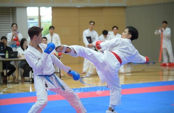Sôi động Giải Karate người Việt tại Nhật Bản