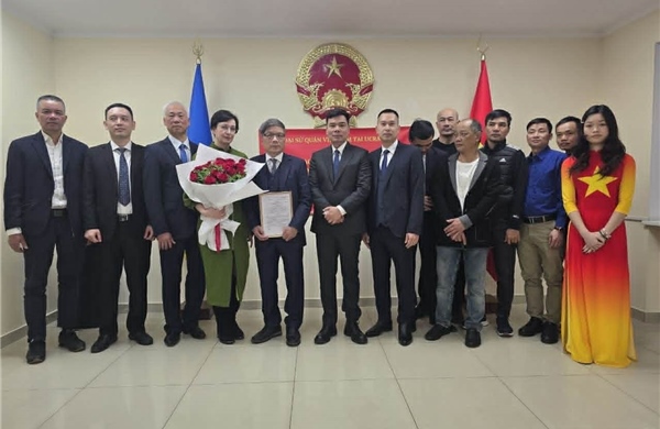 Lễ trao Quyết định bổ nhiệm Lãnh sự danh dự Việt Nam tại Odessa, Ukraine