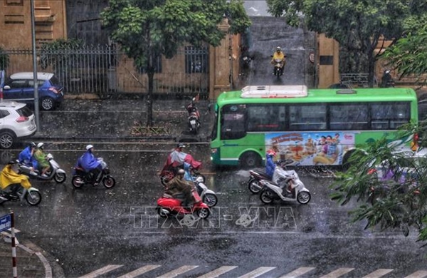 Thời tiết ngày 25/10: Nhiều khu vực mưa dông 