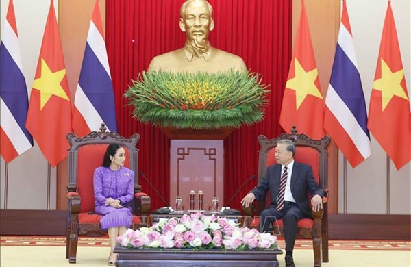 Tổng Bí thư Tô Lâm tiếp Thủ tướng Thái Lan Paetongtarn Shinawatra