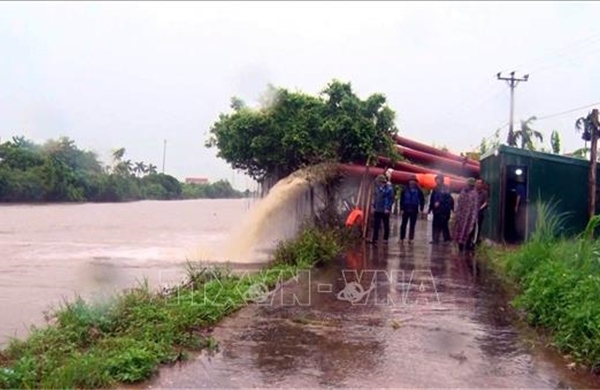Bắc Bộ đang vận hành 61 trạm bơm để tiêu úng