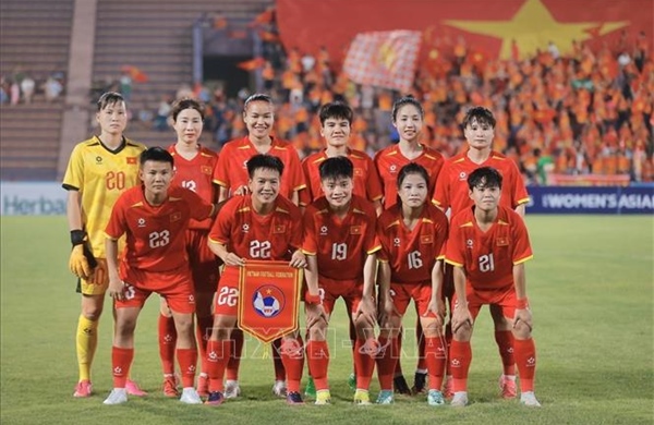 Đội tuyển nữ Việt Nam giữ vững ngôi đầu Đông Nam Á trên bảng xếp hạng FIFA