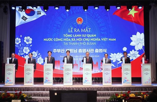 Tổng Bí thư Tô Lâm dự Lễ ra mắt Tổng lãnh sự quán Việt Nam tại Busan (Hàn Quốc)