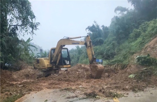 Công bố tình huống khẩn cấp về thiên tai trên tuyến đường Trường Sơn Đông 