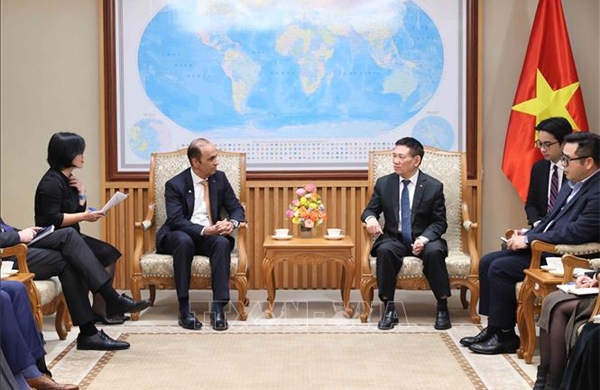 Phó Thủ tướng Hồ Đức Phớc tiếp Tổng Giám đốc Tập đoàn Prudential