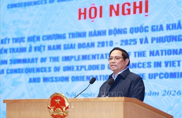 Hoàn thành làm sạch toàn bộ diện tích đất bị ô nhiễm bom mìn vào năm 2045