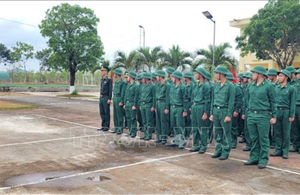 Chiến sĩ mới bước vào huấn luyện, rèn nền nếp chính quy