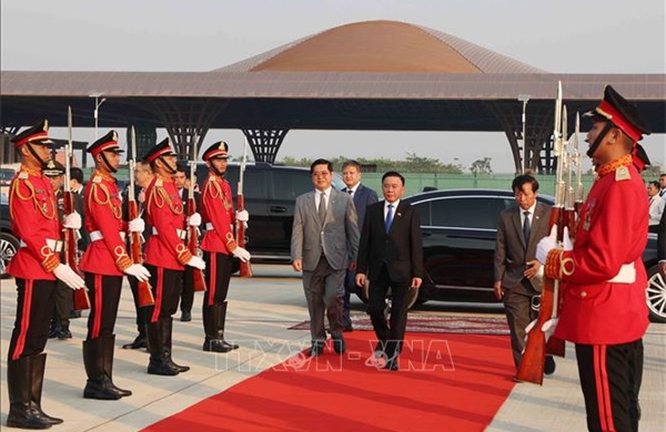 Thường trực Ban Bí thư Trần Cẩm Tú kết thúc tốt đẹp chuyến thăm chính thức Lào và Campuchia