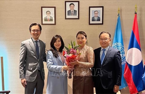 Phái đoàn Thường trực Việt Nam tại LHQ chung vui Tết cổ truyền của Lào và Campuchia